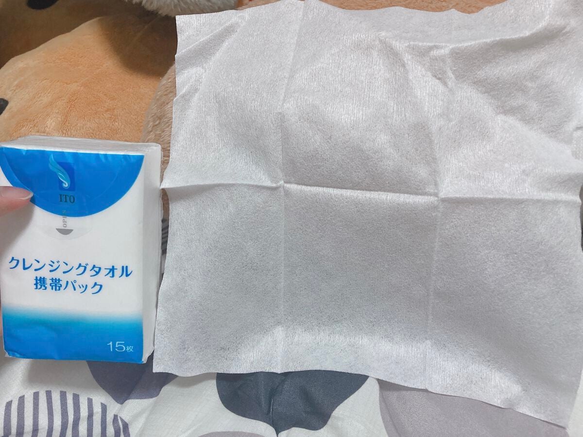 クレンジングタオル携帯パック/ITO/クレンジングタオルを使ったクチコミ(4枚目)