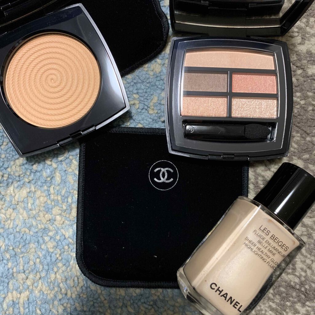 レ ベージュ フリュイド アンルミネール ベル ミン/CHANEL/リキッドハイライトを使ったクチコミ（2枚目）