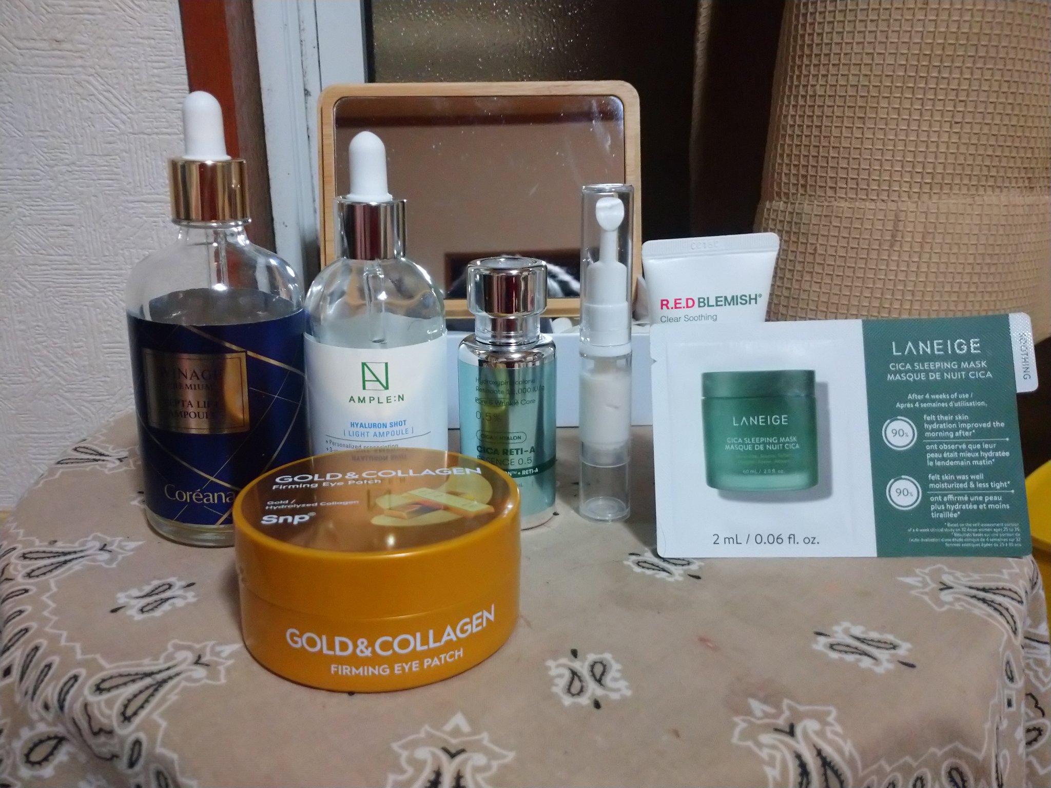 ゴールドコラーゲンファーミングアイパッチ/SNP/アイケア・アイクリームを使ったクチコミ（2枚目）