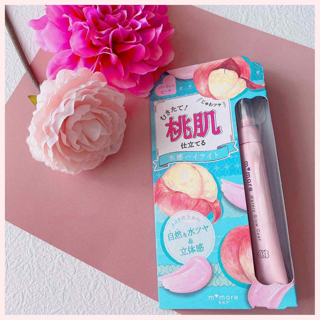 モモア ウォータリー グロー コート/ナリスアップ/ジェル・クリームチークを使ったクチコミ（1枚目）