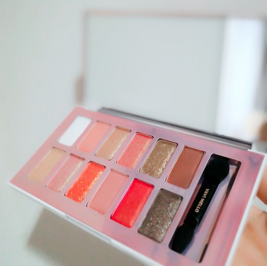 バレンタインボックス2 ピーチパレット/VAVI MELLO/アイシャドウパレットを使ったクチコミ（2枚目）