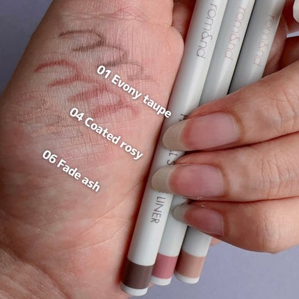 ハンオールシェードライナー/rom&nd/ペンシルアイライナーを使ったクチコミ(3枚目)