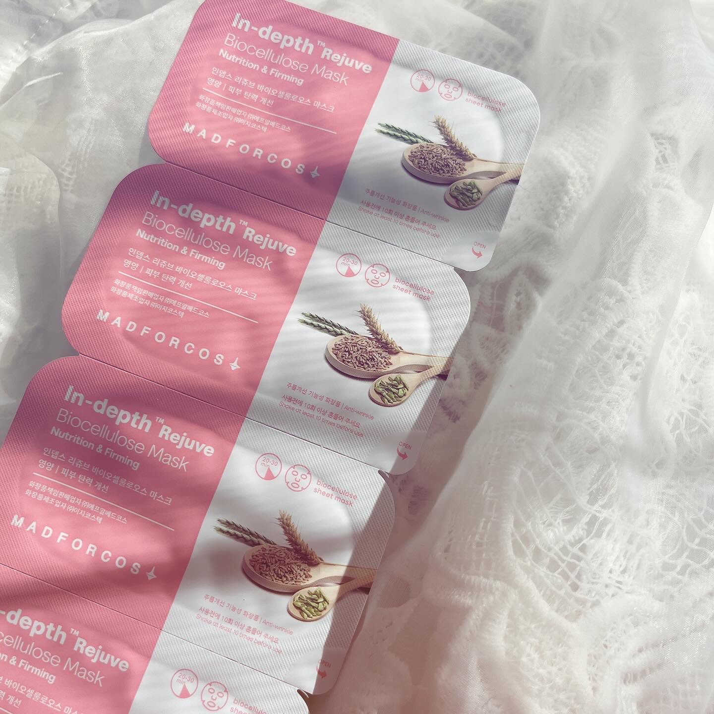 インデップス™リジュブバイオセルロースマスク/MADFORCOS/シートマスク・パックを使ったクチコミ（2枚目）