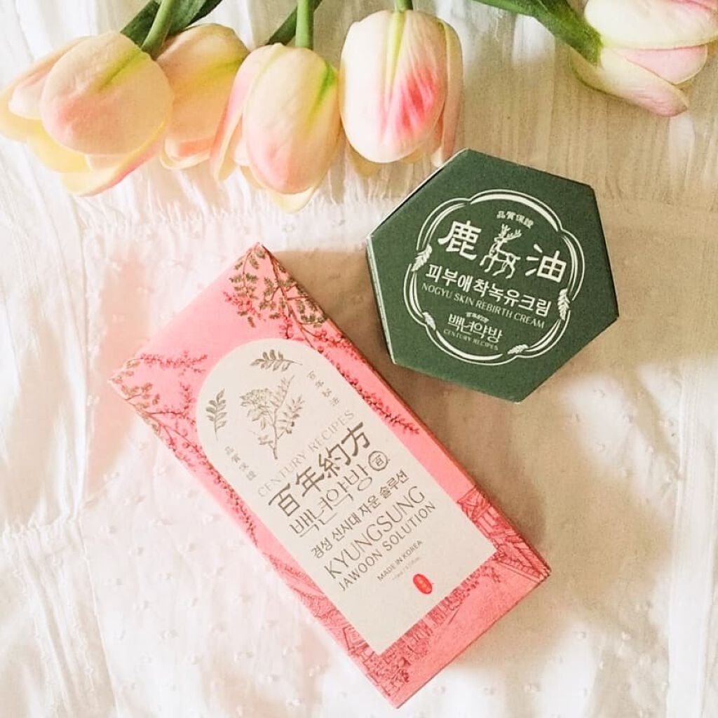 鹿油クリーム/百年約方/フェイスクリームを使ったクチコミ（1枚目）