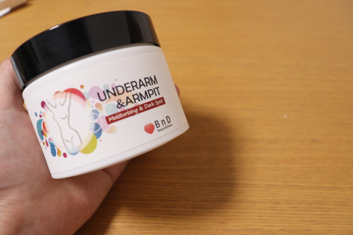 BnDアンダーアームクリーム(ボディクリーム)/BnD/デリケートゾーンケアを使ったクチコミ(1枚目)