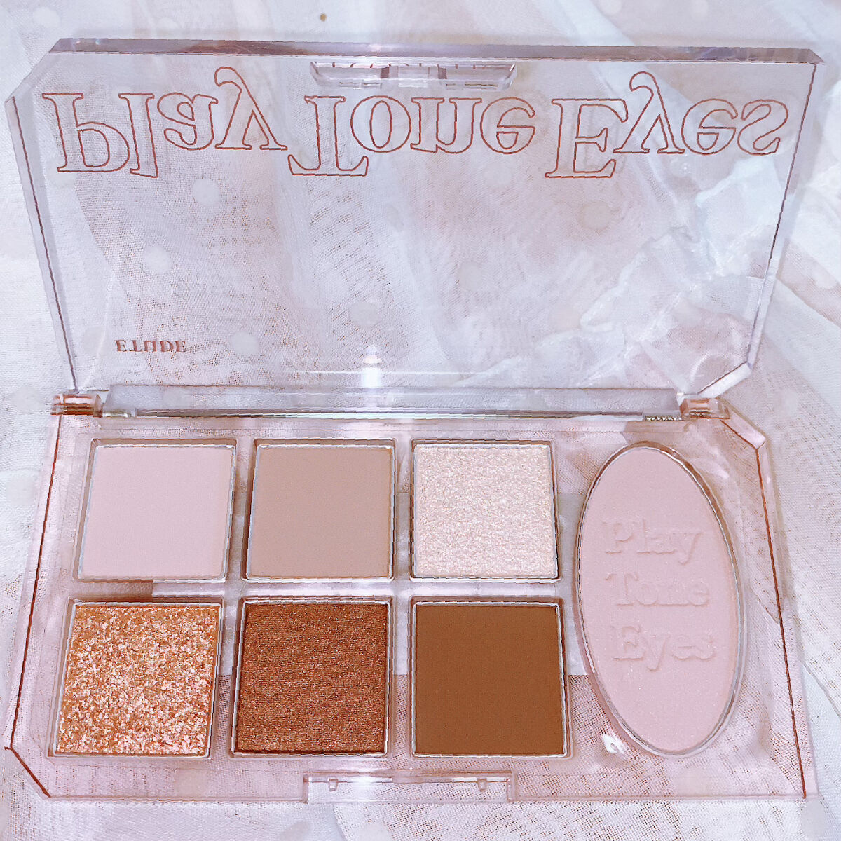 プレイトーンアイパレット カシミアモーヴ/ETUDE/アイシャドウパレットを使ったクチコミ（1枚目）