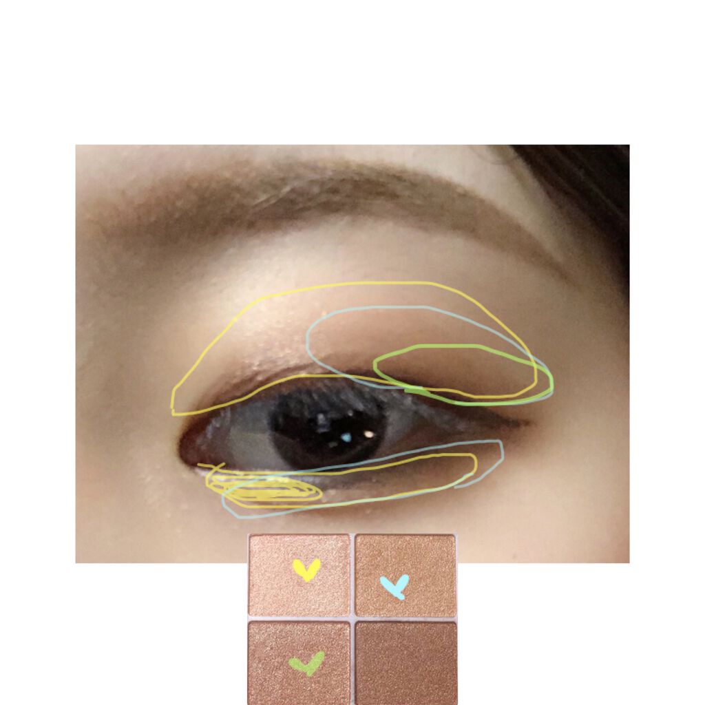 シルキースフレアイズ/キャンメイク/アイシャドウパレットを使ったクチコミ（2枚目）