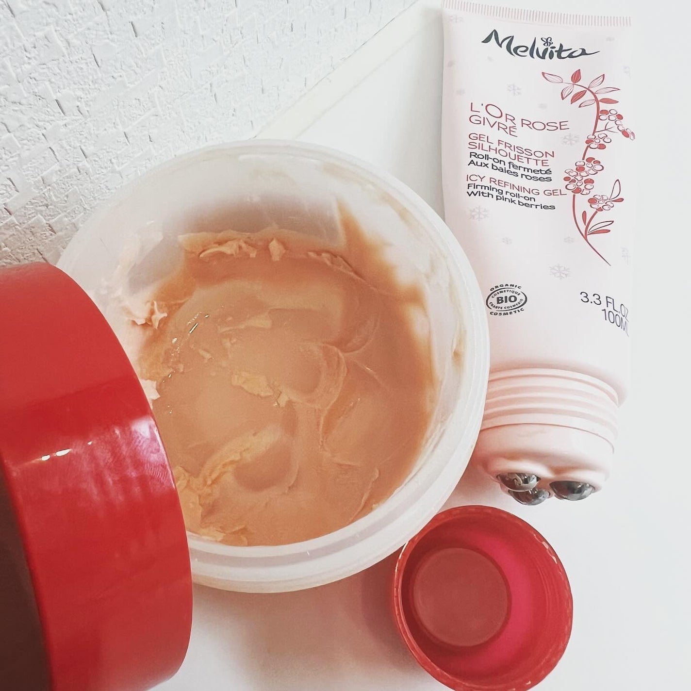 ロルロゼ オイルイン アイスジェル/Melvita/ボディローションを使ったクチコミ(2枚目)