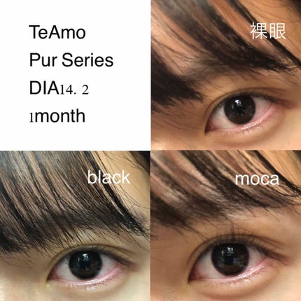 Pur Series/TeAmo/カラーコンタクトレンズを使ったクチコミ(2枚目)