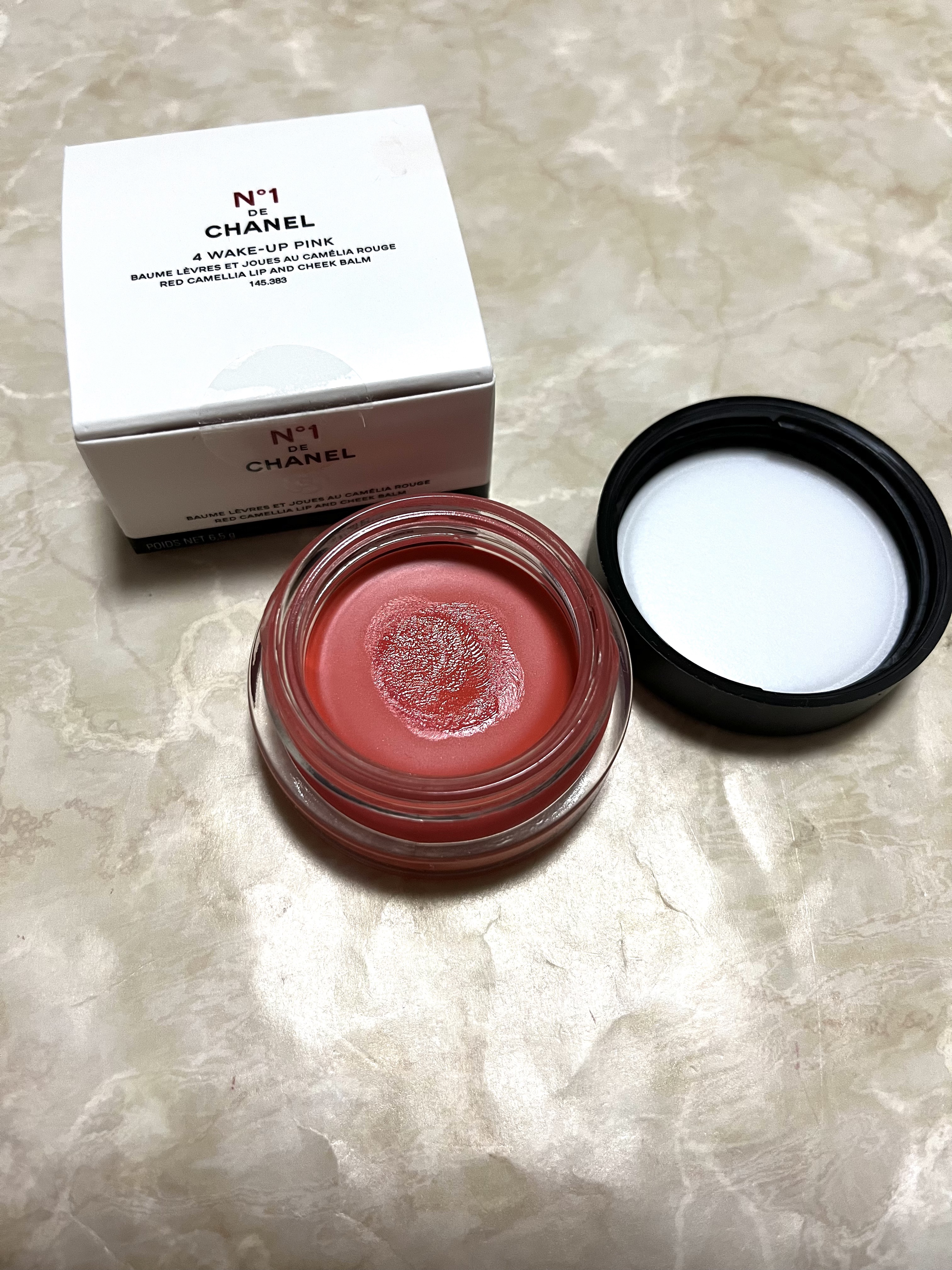  リップ＆チーク ボーム N°1 ドゥ シャネル 4 ウェイクアップ ピンク/CHANEL/口紅を使ったクチコミ（1枚目）