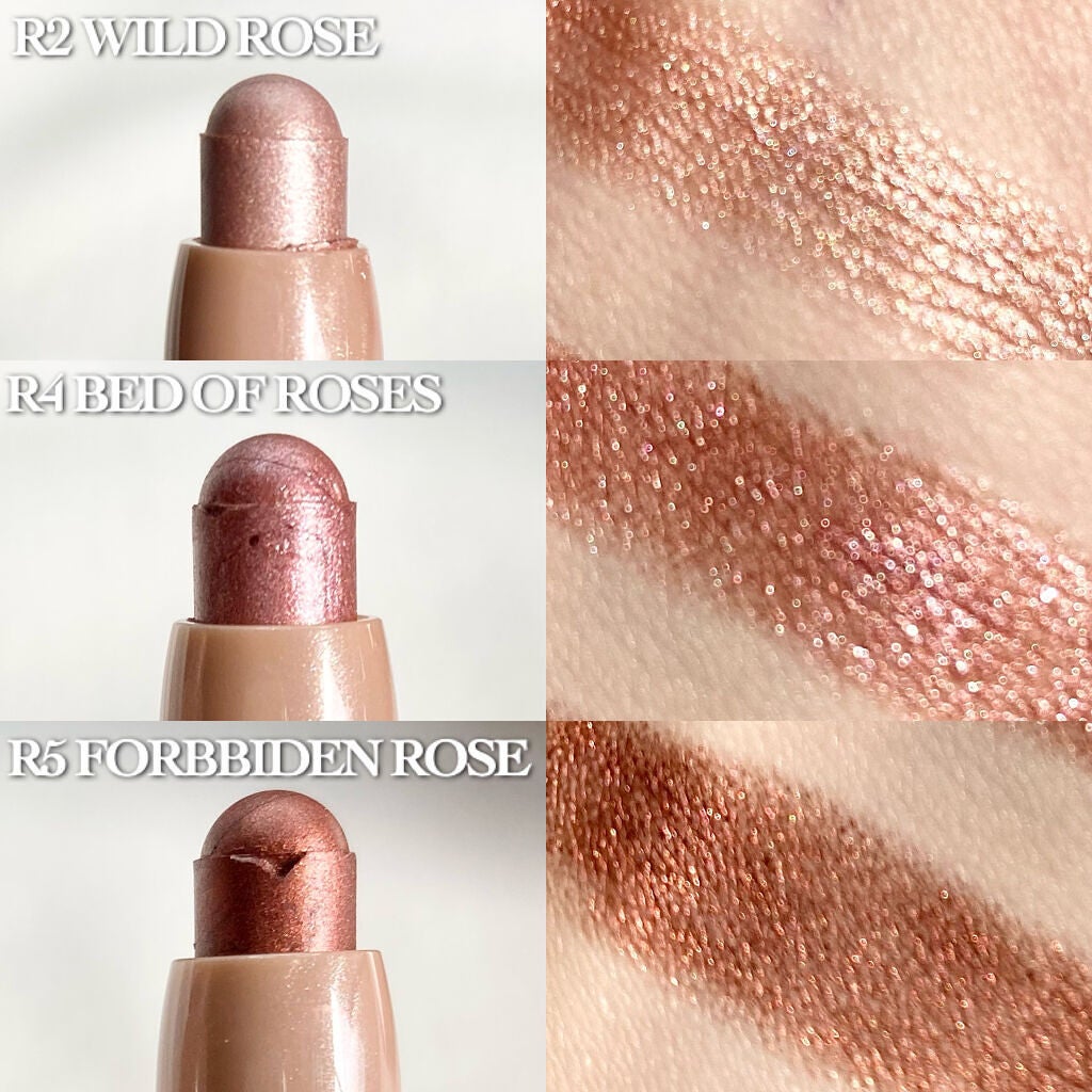 ローズグロウ リフレクションズ キャビアスティック トリオ/ローラ メルシエ/スティックアイシャドウを使ったクチコミ(6枚目)