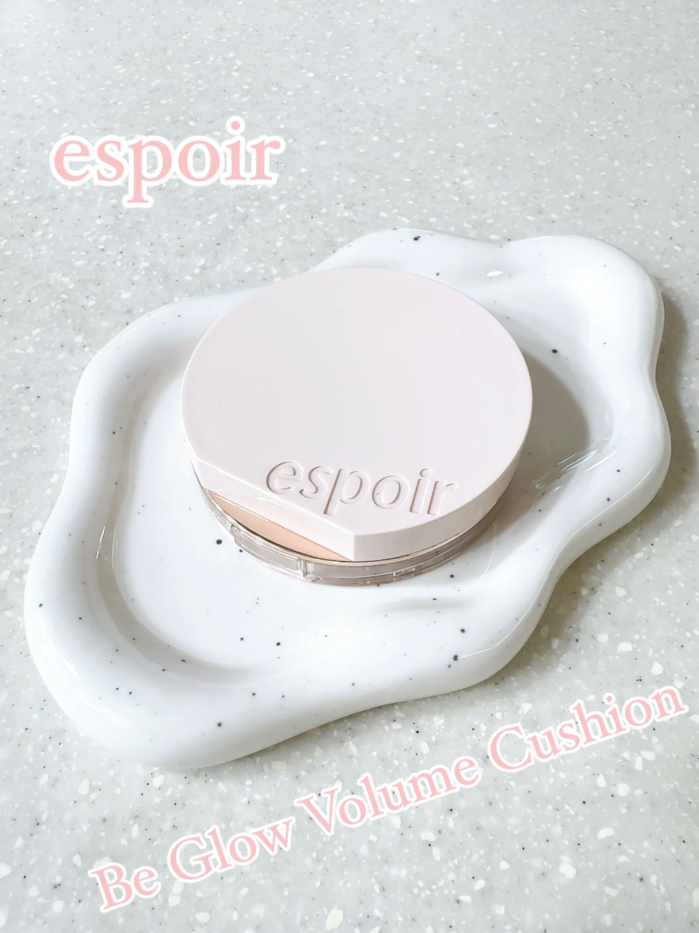 エスポア ビーグロー ボリュームクッション 23 ベージュ/espoir/クッションファンデーションを使ったクチコミ（1枚目）