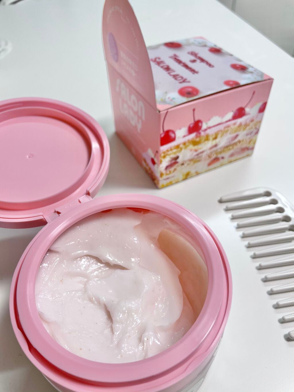 サロンレディ 密着ツヤぷるクレイヘアマスク/SALON LADY/ヘアマスク・ヘアパックを使ったクチコミ(1枚目)