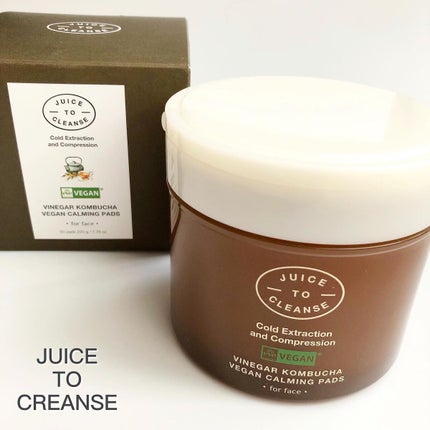 ビネガー コンブチャ ヴィーガン カーミングパッド/JUICE TO CLEANSE/トナーパッドを使ったクチコミ(1枚目)