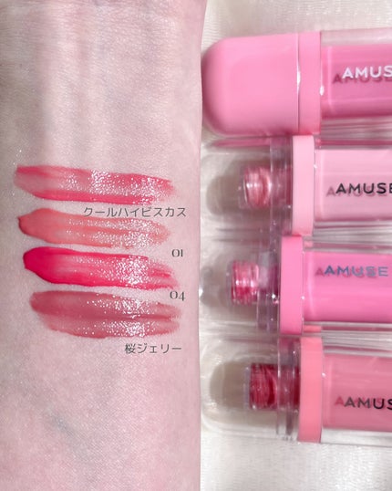 ジェルフィットティント/AMUSE/リップティントを使ったクチコミ(2枚目)