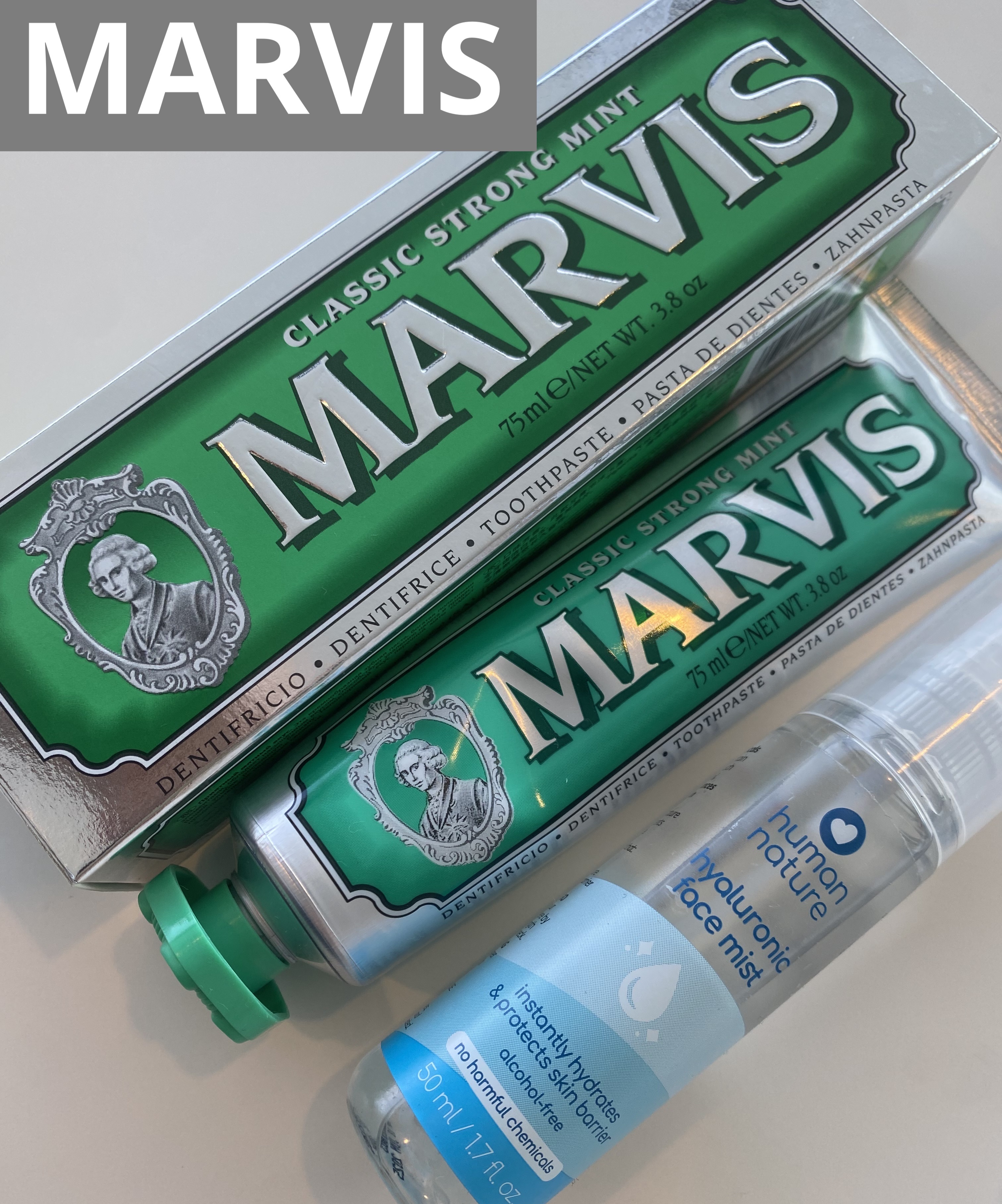 MARVIS Classic Strong Mint(クラッシックストロングミント)/MARVIS/歯磨き粉を使ったクチコミ（1枚目）