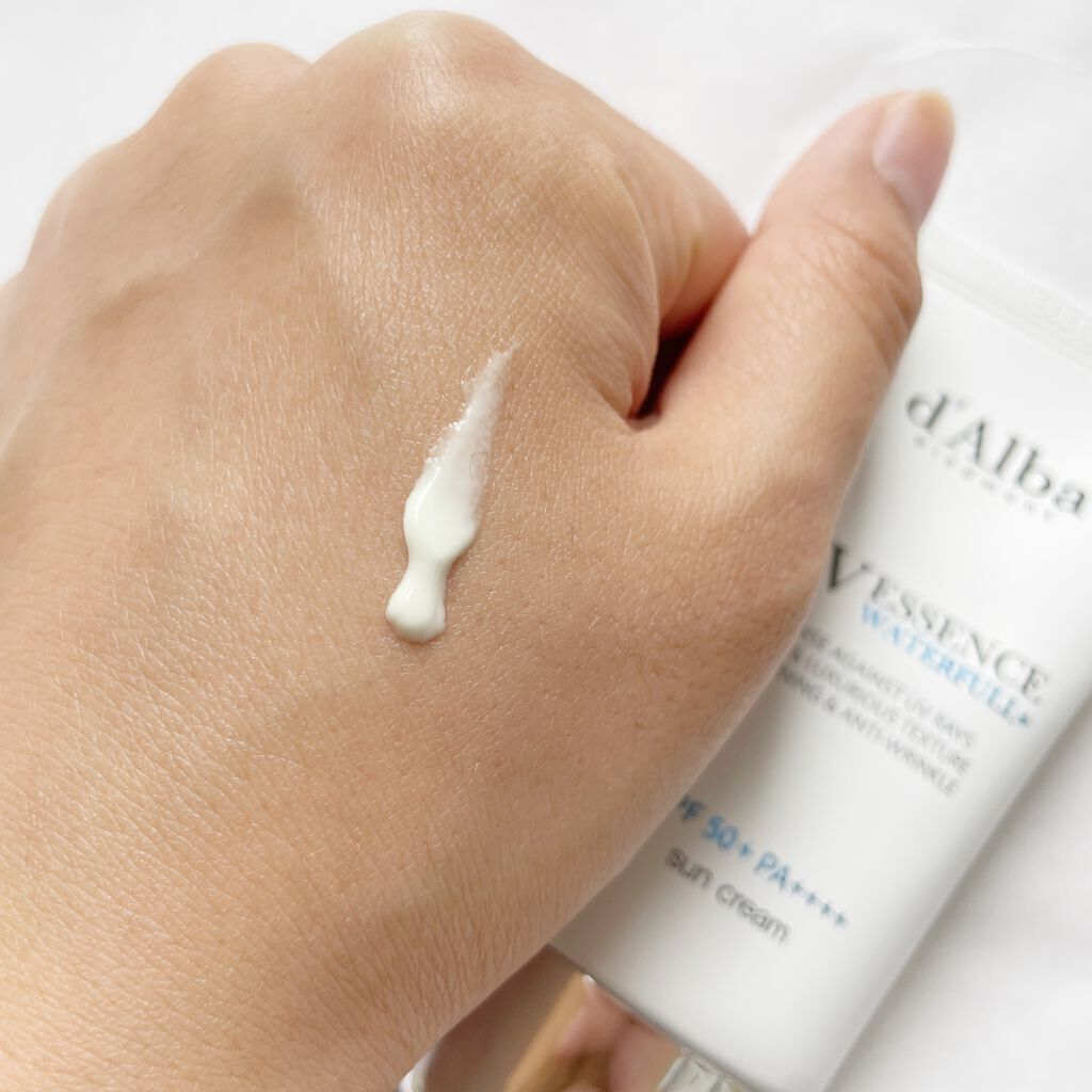 ダルバ ウォータフル エッセンス サンクリーム/ダルバ/日焼け止めクリームを使ったクチコミ（2枚目）