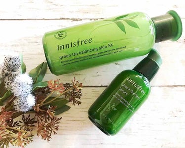 韓国の自然派プチプラコスメブランドのinnisfree（イニスフリー）🌿

無農薬で育てられたチェジュ島産の緑茶を使用した人気スキンケアシリーズです。


🔹グリーンティーシードセラム(導入美容液)

