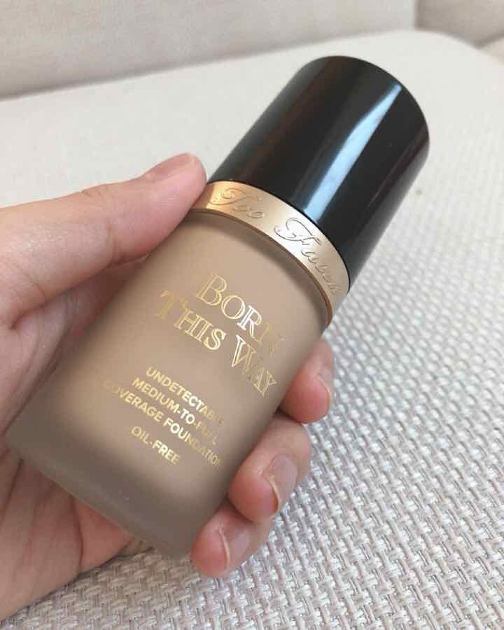 ボーン ディス ウェイ アンディテクタブル ミディアム／フルカバレッジ ファンデーション/Too Faced/リキッドファンデーションを使ったクチコミ（1枚目）