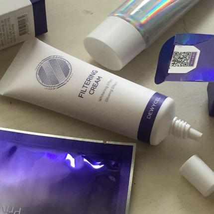 フィルタリングクリーム/DEWYCEL/日焼け止めクリームを使ったクチコミ(3枚目)