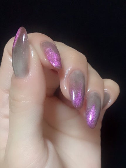 ジェルネイルキャッツアイカラージェル/ネイル工房/ジェルネイルを使ったクチコミ(4枚目)