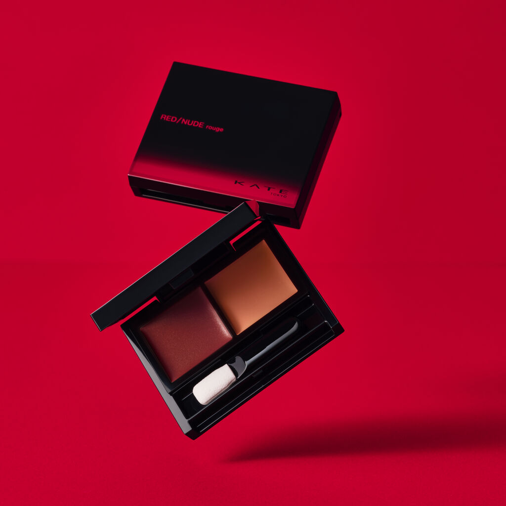 レッドヌードルージュ (エアリーマット)/KATE/口紅を使ったクチコミ（2枚目）