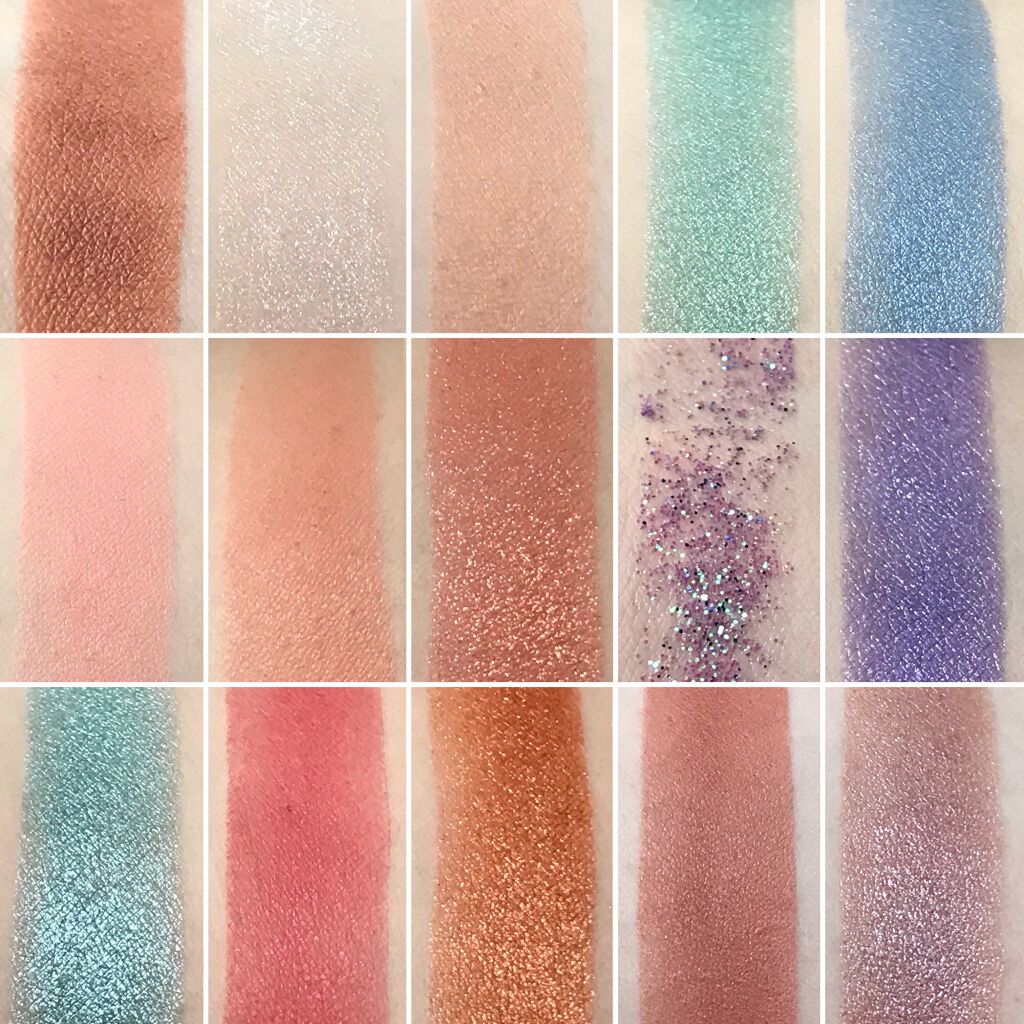 バロックペイント15色/PEONYELF/アイシャドウパレットを使ったクチコミ(4枚目)