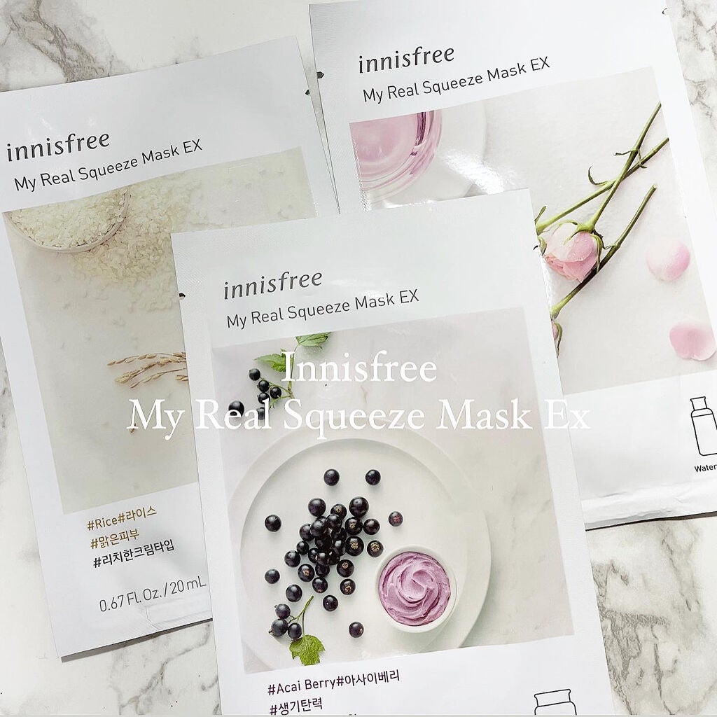 マイリアル スクイーズ マスクシート/innisfree/シートマスク・パックを使ったクチコミ(1枚目)