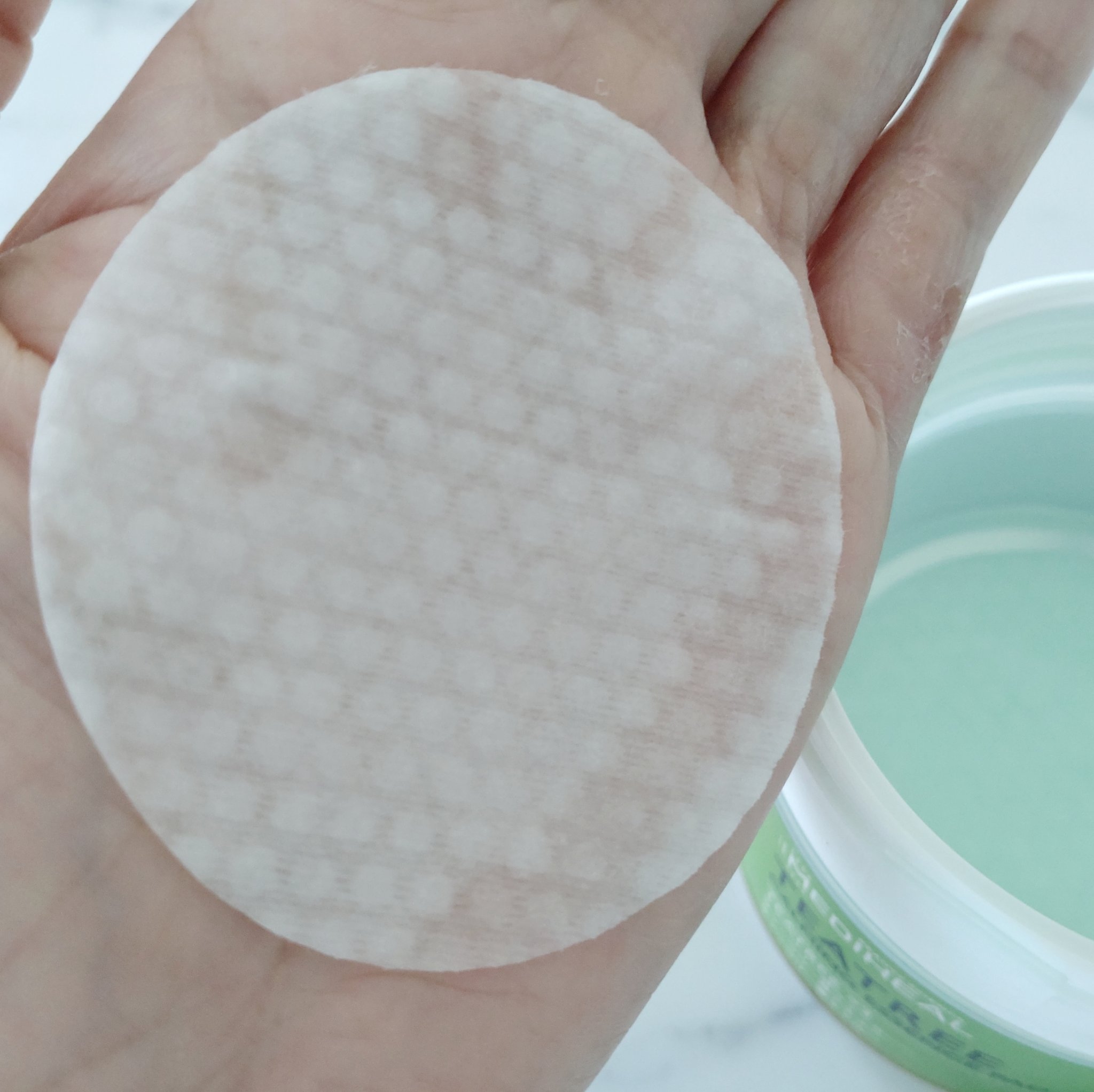 ティーツリーカーミングエッセンスパッド/MEDIHEAL/トナーパッドを使ったクチコミ（2枚目）