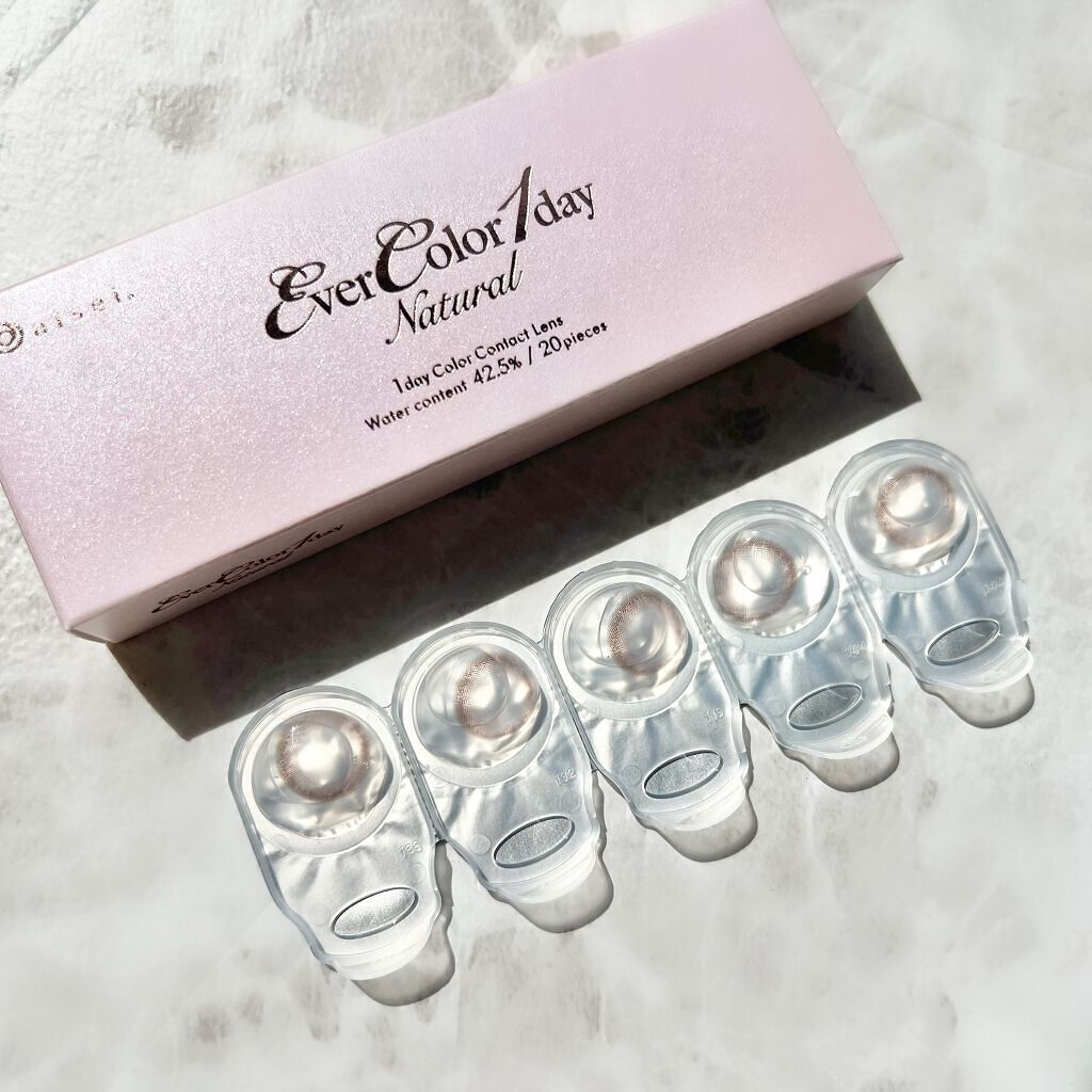 エバーカラーワンデー ナチュラル/エバーカラー/ワンデー(1DAY)カラコンを使ったクチコミ(2枚目)