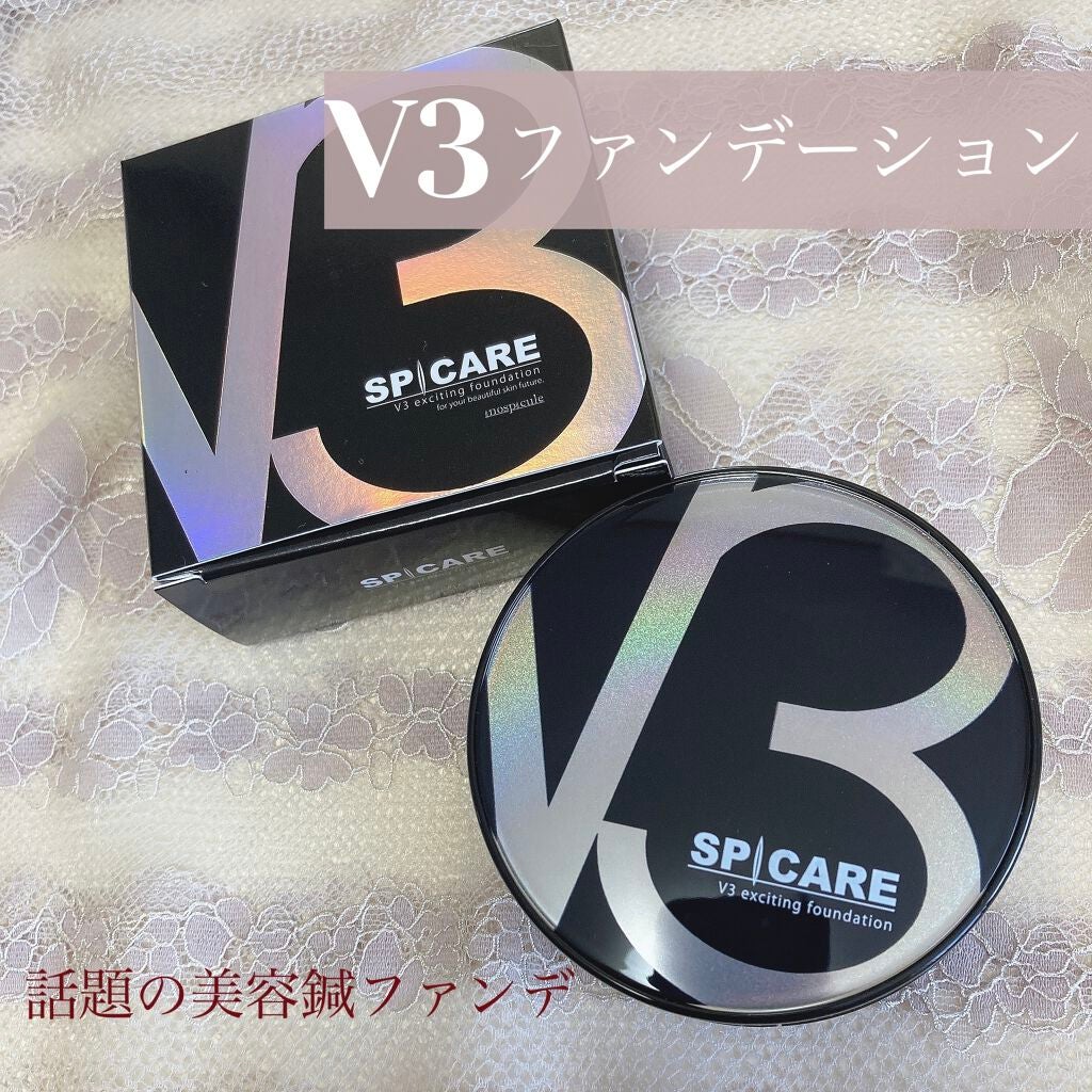 V3 エキサイティングファンデーション/SPICARE/クッションファンデーションを使ったクチコミ(1枚目)