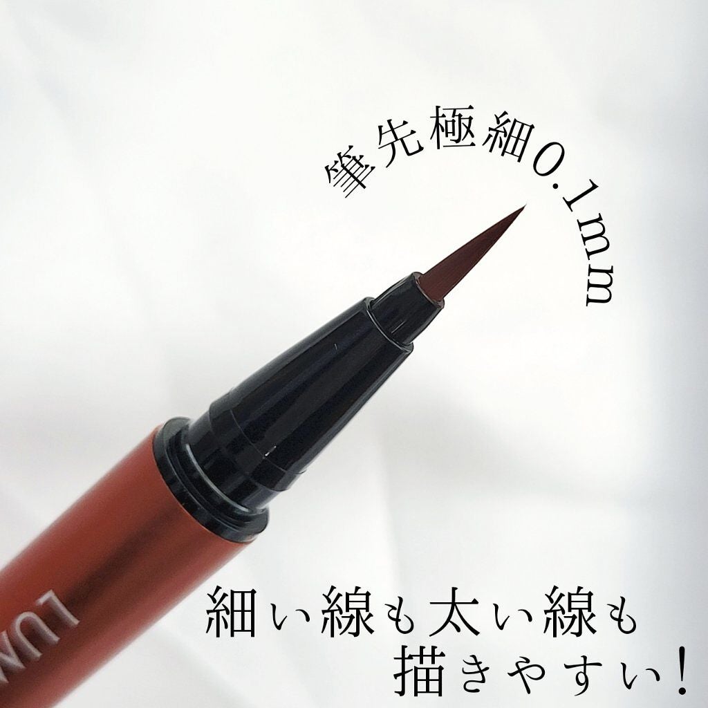 スキルレスライナー/LUMIURGLAS/リキッドアイライナーを使ったクチコミ(3枚目)