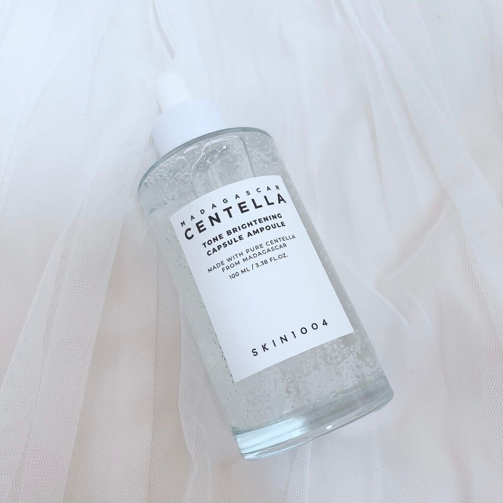 トーンブライトニング カプセルアンプル/SKIN1004/美容液を使ったクチコミ(3枚目)