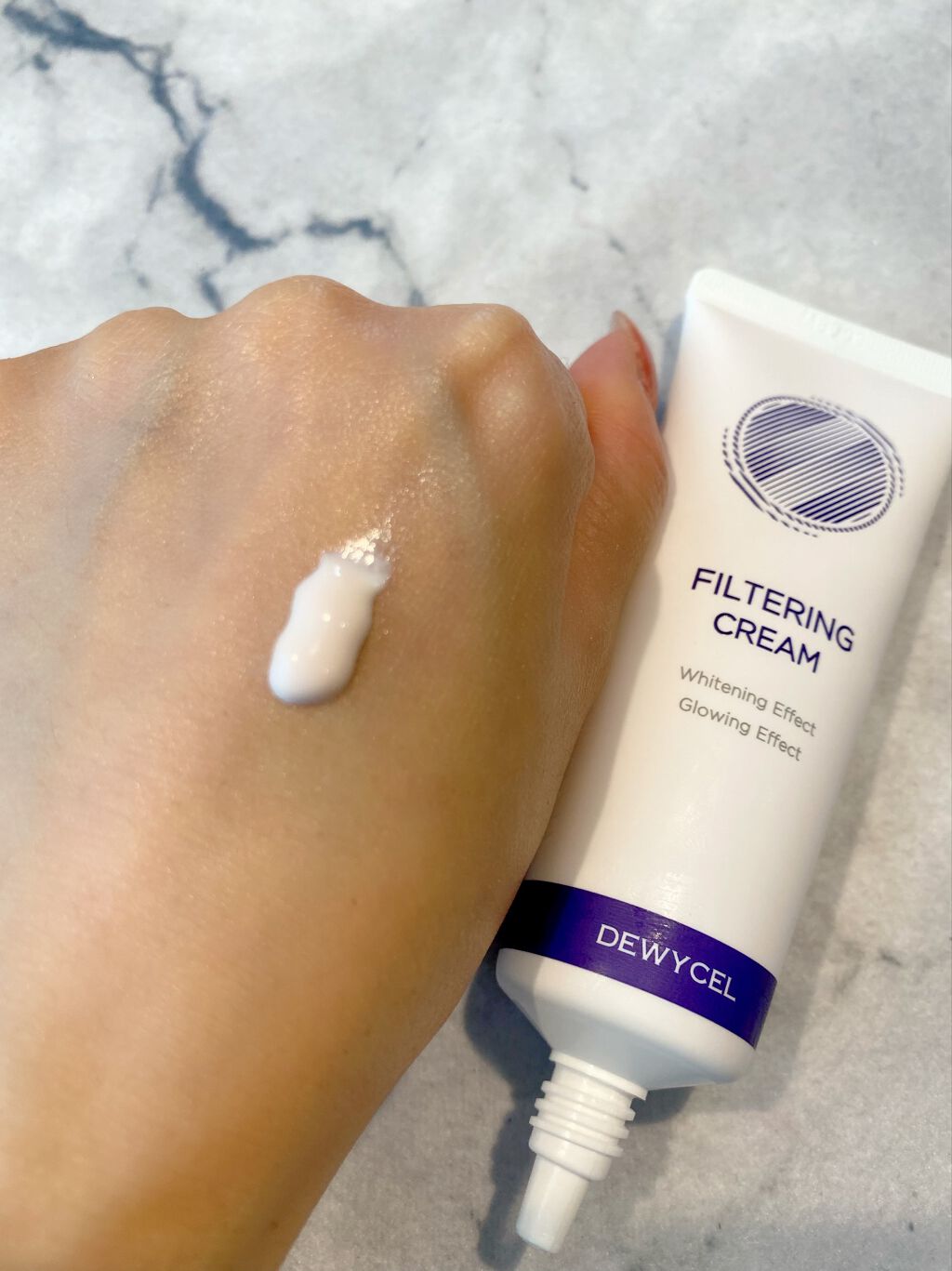フィルタリングクリーム/DEWYCEL/日焼け止めクリームを使ったクチコミ(2枚目)