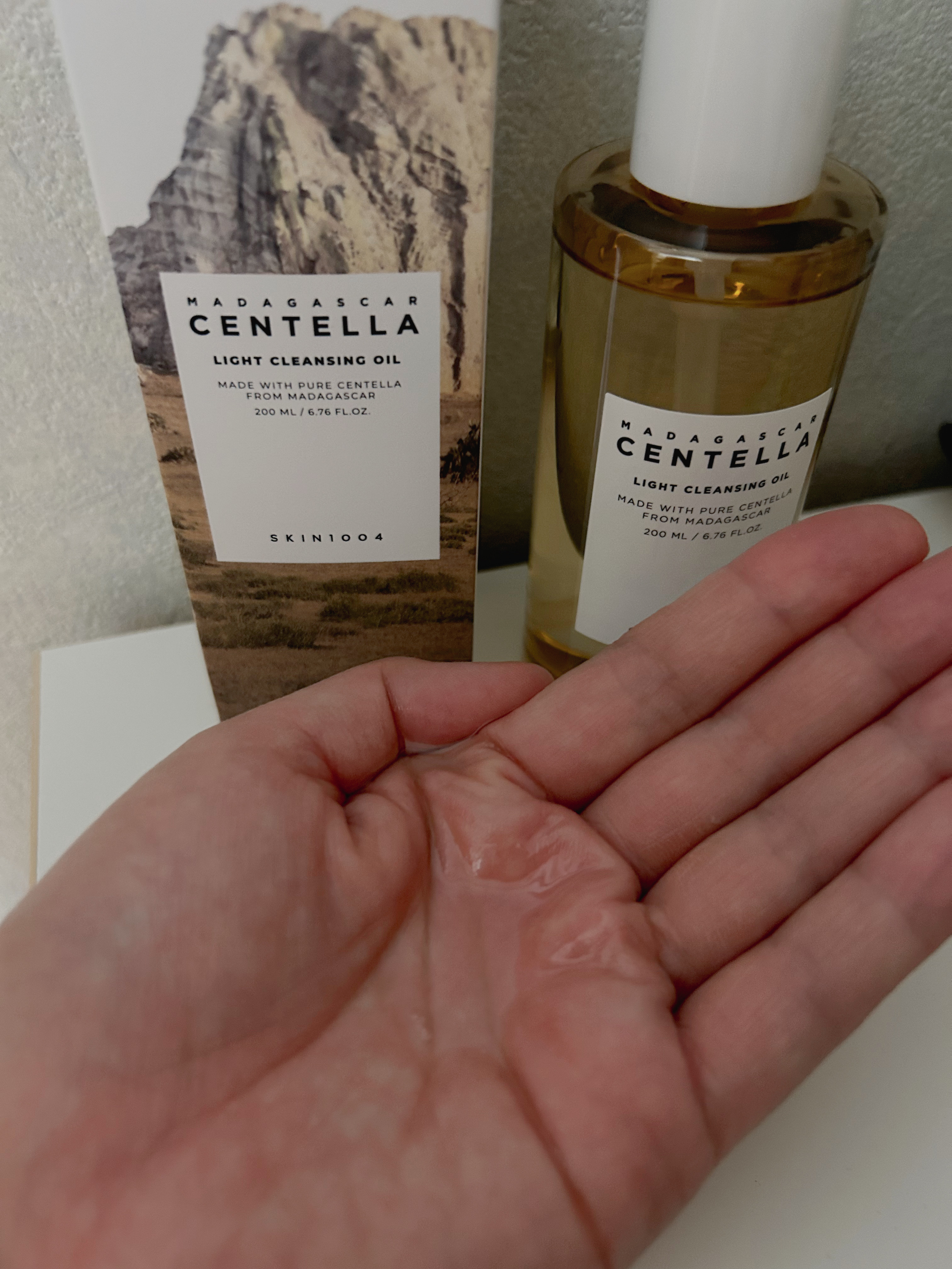 センテラ ライトクレンジングオイル/SKIN1004/オイルクレンジングを使ったクチコミ（1枚目）