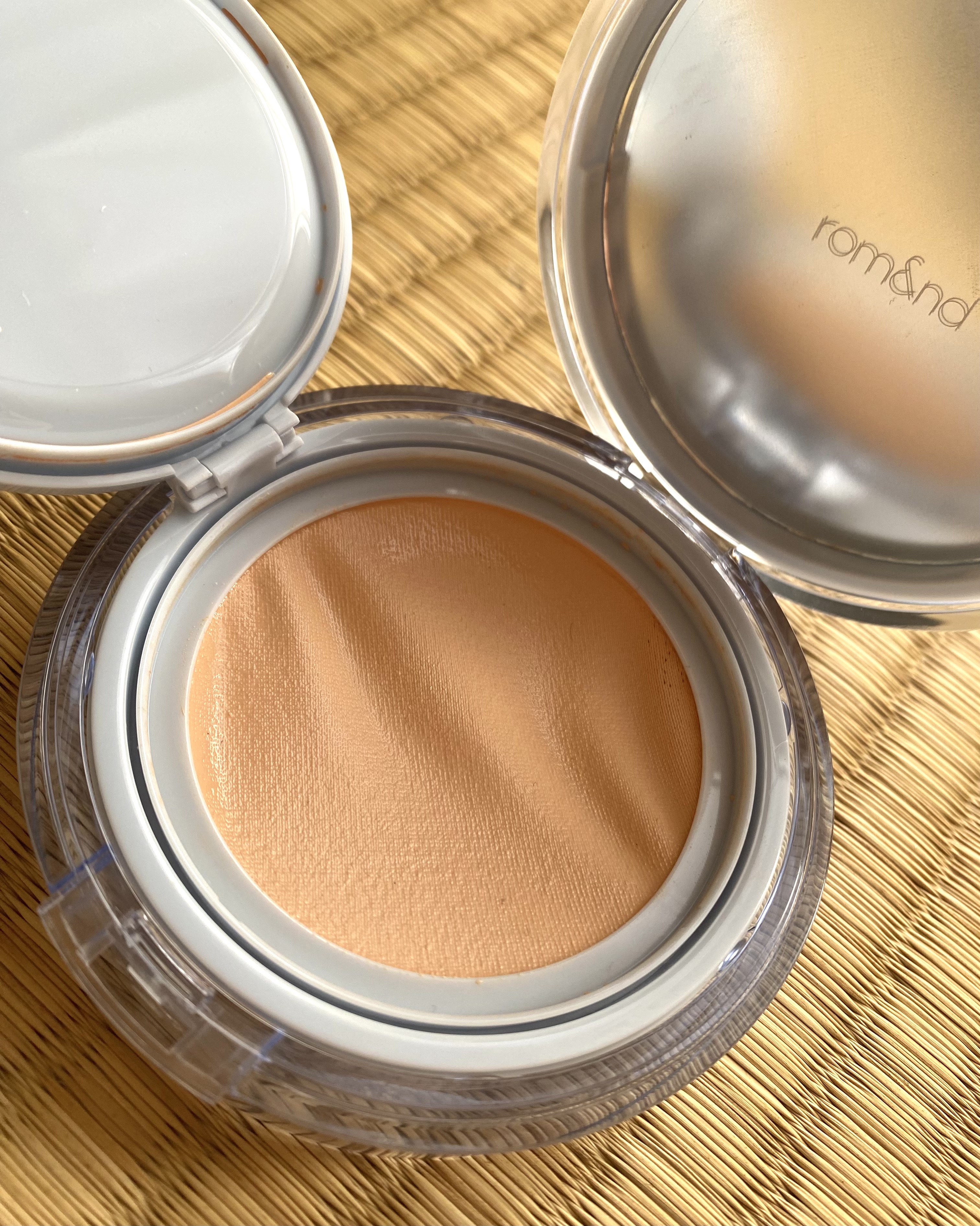 ベアウォータークッション/rom&nd/クッションファンデーションを使ったクチコミ（1枚目）