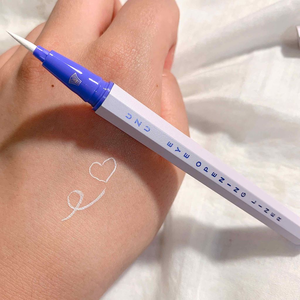 EYE OPENING LINER/UZU BY FLOWFUSHI/リキッドアイライナーを使ったクチコミ(2枚目)