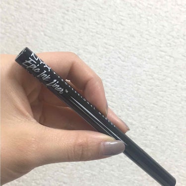 エピックインク ライナー/NYX Professional Makeup/リキッドアイライナーを使ったクチコミ（1枚目）