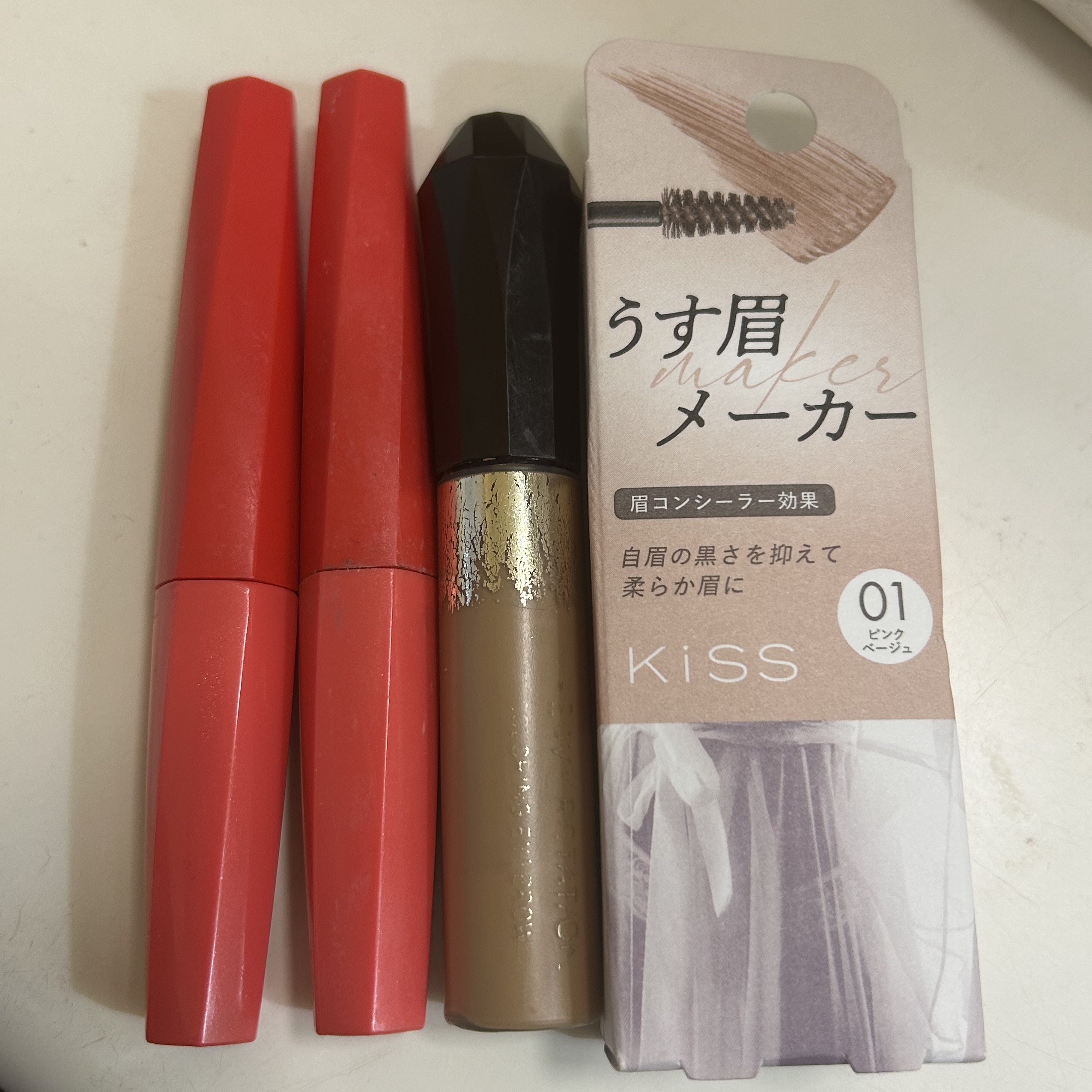 キス うす眉メーカー/KiSS/眉マスカラを使ったクチコミ（1枚目）
