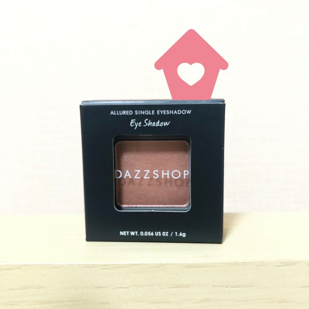 アリュールド シングル アイシャドウ/DAZZSHOP/単色アイシャドウを使ったクチコミ(1枚目)