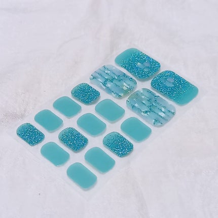 ジェルネイルシール(フット)/DAISO/ネイルシールを使ったクチコミ(5枚目)