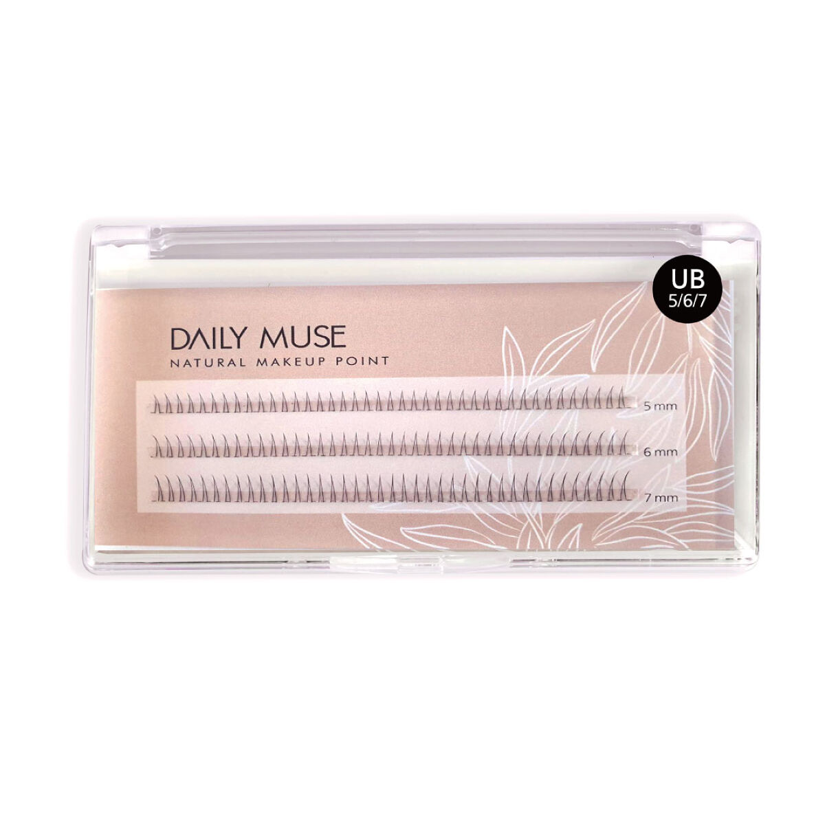 部分用つけまつげ UBタイプ 5-6-7mm