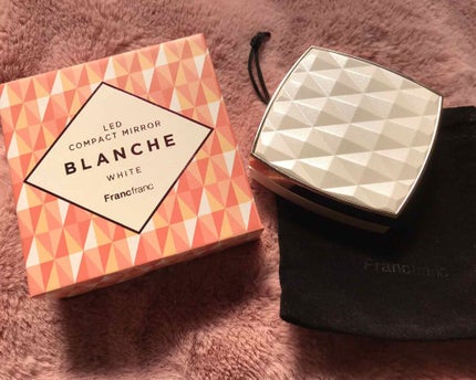 ブロンシュLEDコンパクトミラー/フランフラン/その他化粧小物を使ったクチコミ(1枚目)