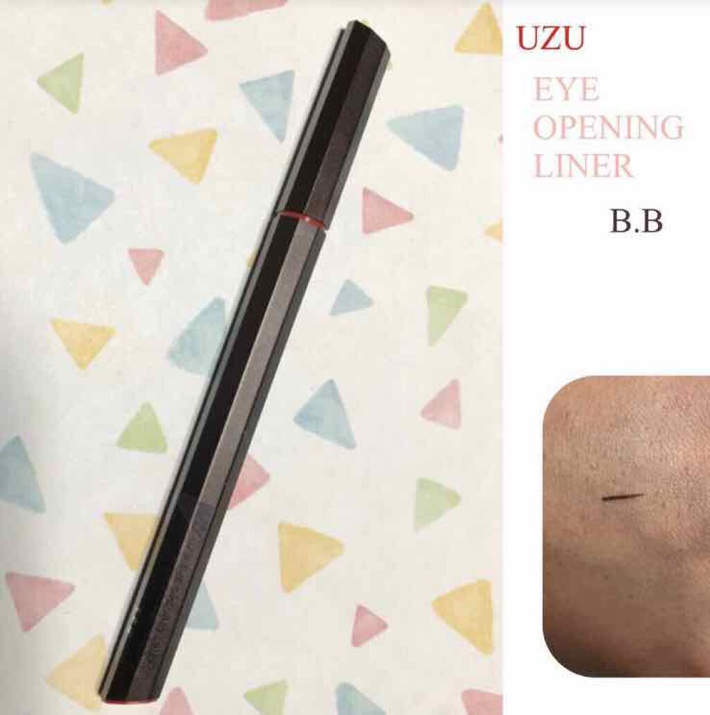 EYE OPENING LINER/UZU BY FLOWFUSHI/リキッドアイライナーを使ったクチコミ（1枚目）