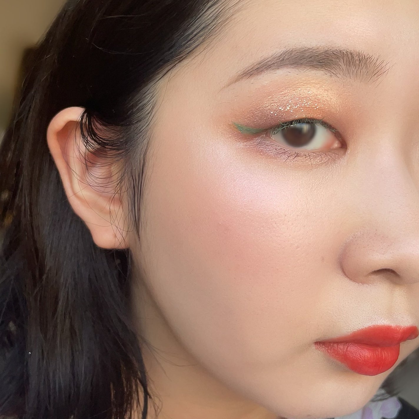 トーンアップアイシャドウ/CEZANNE/アイシャドウパレットを使ったクチコミ(2枚目)