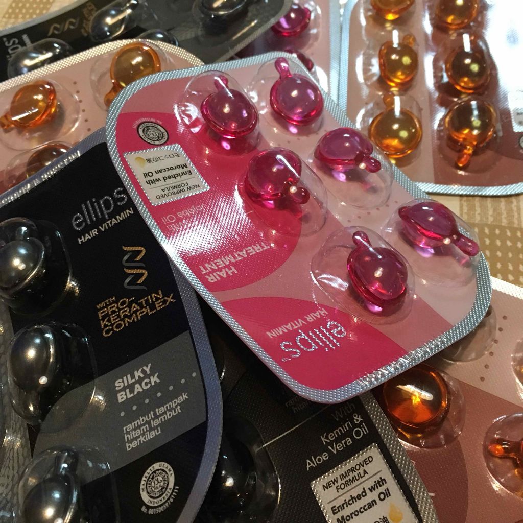 ヘアーオイル【トリートメント】/ellips/ヘアオイルを使ったクチコミ（1枚目）