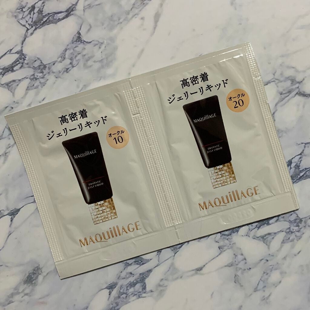 ドラマティックジェリーリキッド/マキアージュ/リキッドファンデーションを使ったクチコミ(1枚目)