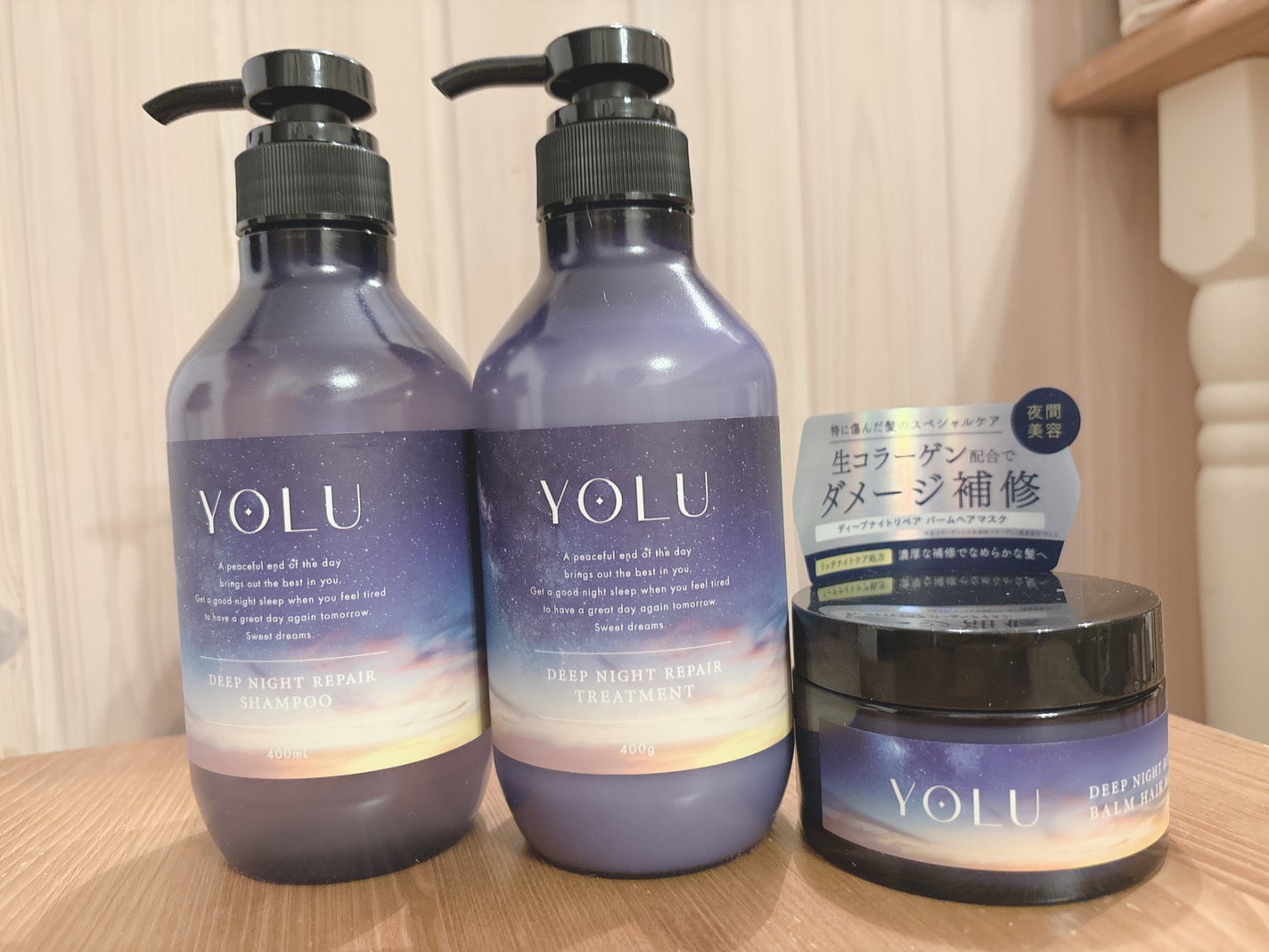 カームナイトリペアシャンプー/トリートメント/YOLU/市販シャンプーを使ったクチコミ(2枚目)