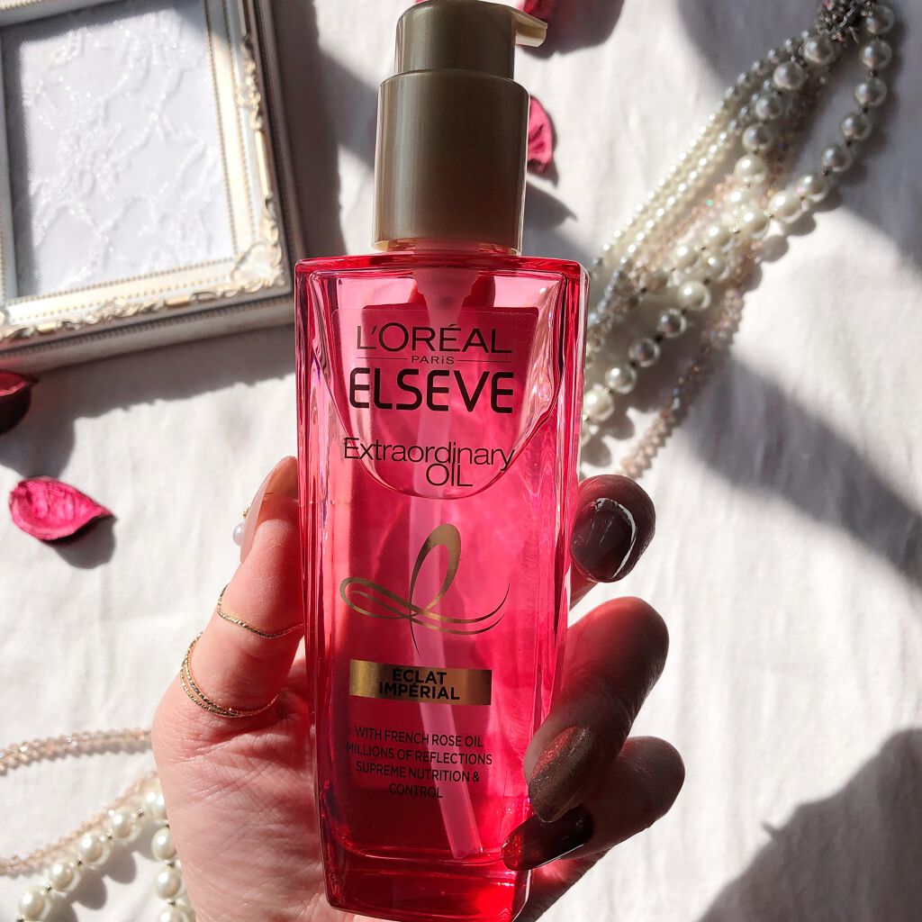 エクストラオーディナリー オイル エクラアンペリアル 艶髪オイル/ロレアル パリ/ヘアオイルを使ったクチコミ(2枚目)