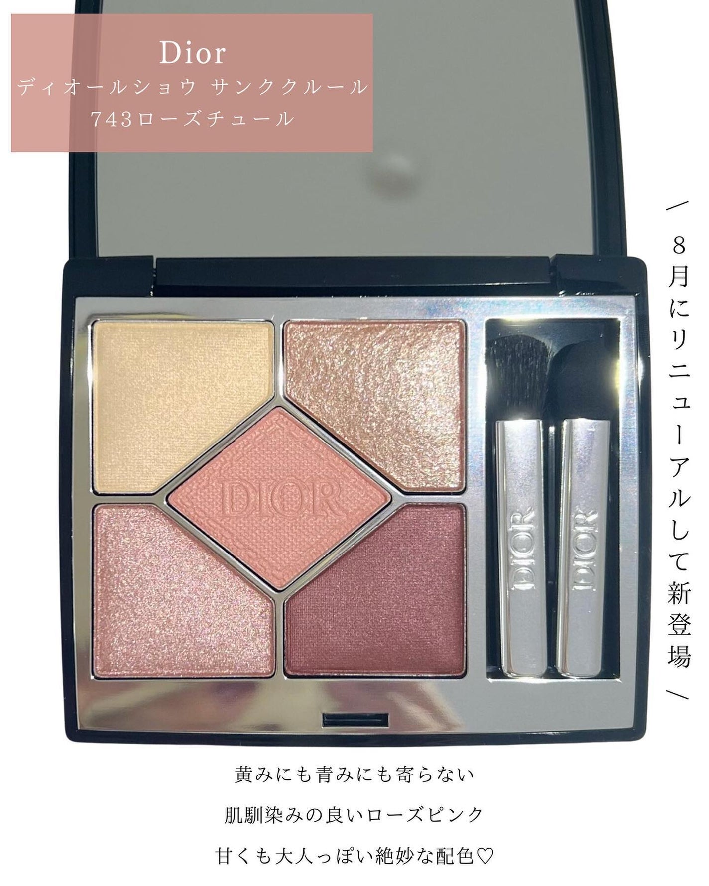 ディオールショウ サンク クルール/Dior/アイシャドウを使ったクチコミ(2枚目)